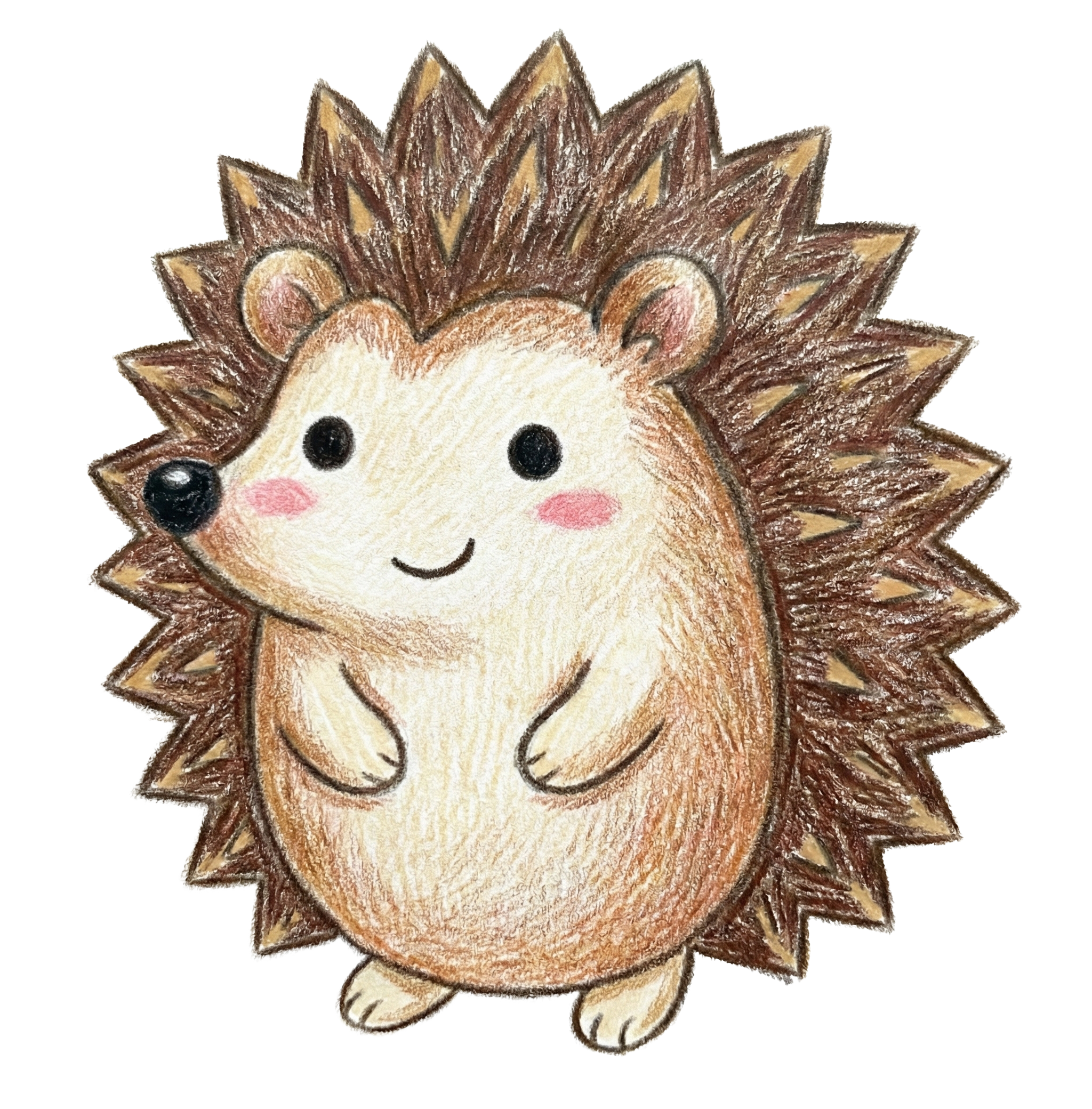 Hedgehog drawing