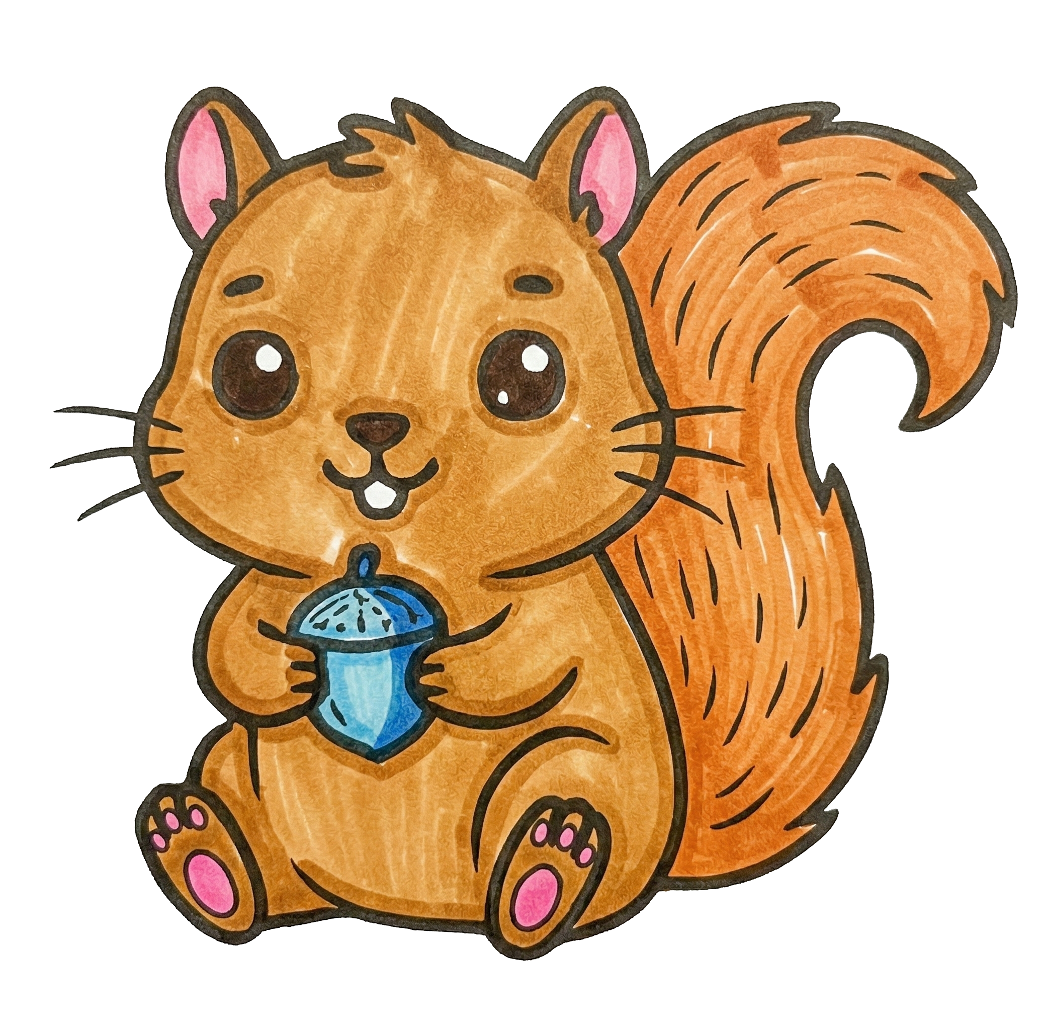 Cute Squirrel drawing